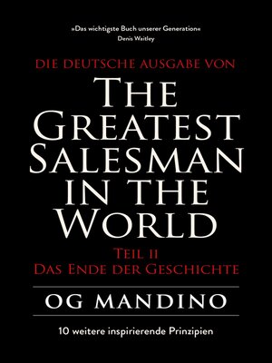 cover image of The Greatest Salesman in the World Teil II